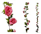 Enredadera Flor 1 Jardin 200cm Hoja Mata Rosas - Miniatura 13