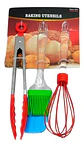 Kit Utensilios  De Cocina Espátula Brocha Para Batir Fusible - Miniatura 1