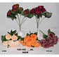 Matas Rosas Secas Flores Artificiales Decoración  - Miniatura 7