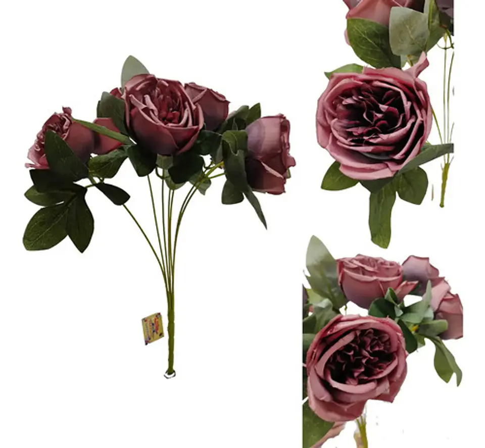 Matas Rosas Secas Flores Artificiales Decoración  8