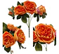 Matas Rosas Secas Flores Artificiales Decoración  - Miniatura 12