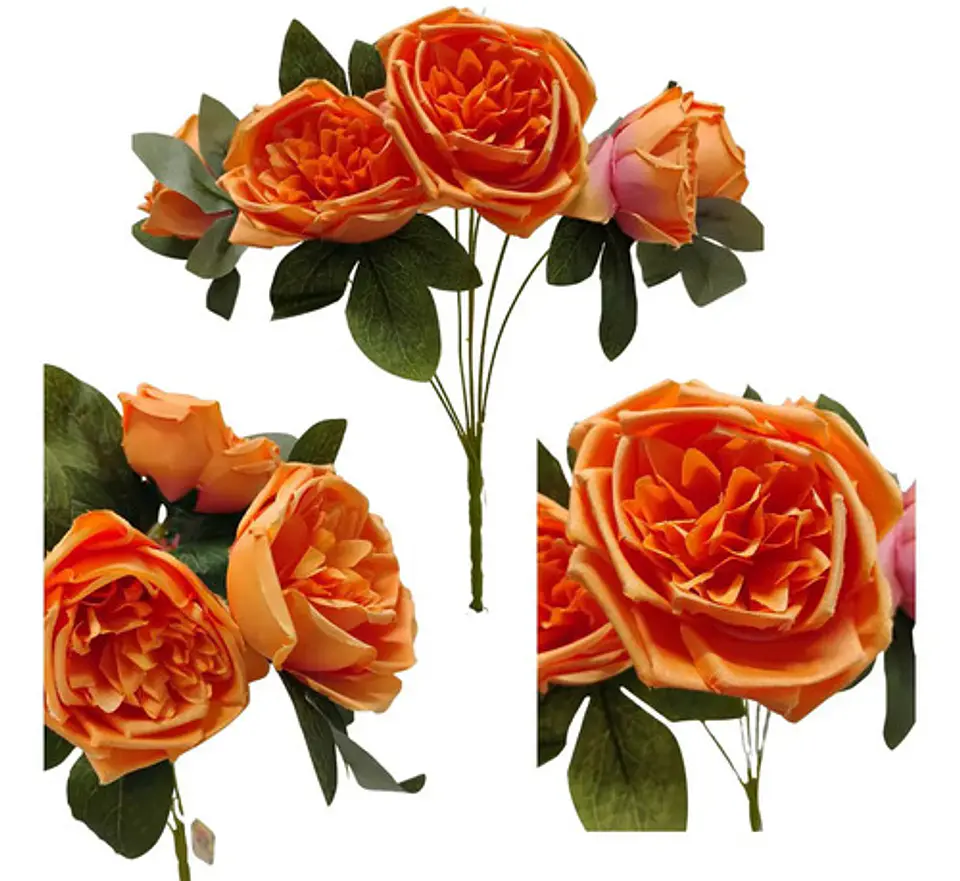 Matas Rosas Secas Flores Artificiales Decoración  12