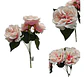 Matas Rosas Secas Flores Artificiales Decoración  - Miniatura 20
