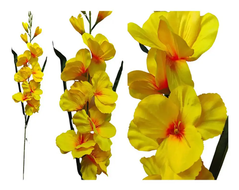 Gladiolas Flores Artificiales Vara Nardo  6