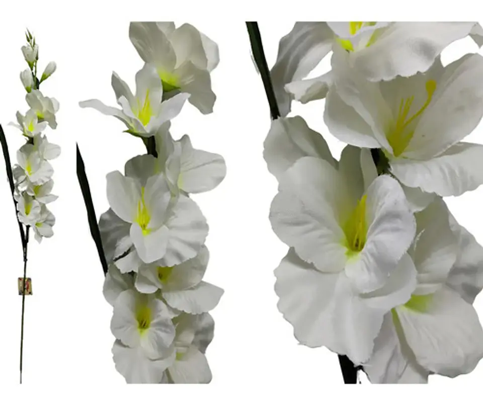 Gladiolas Flores Artificiales Vara Nardo  10