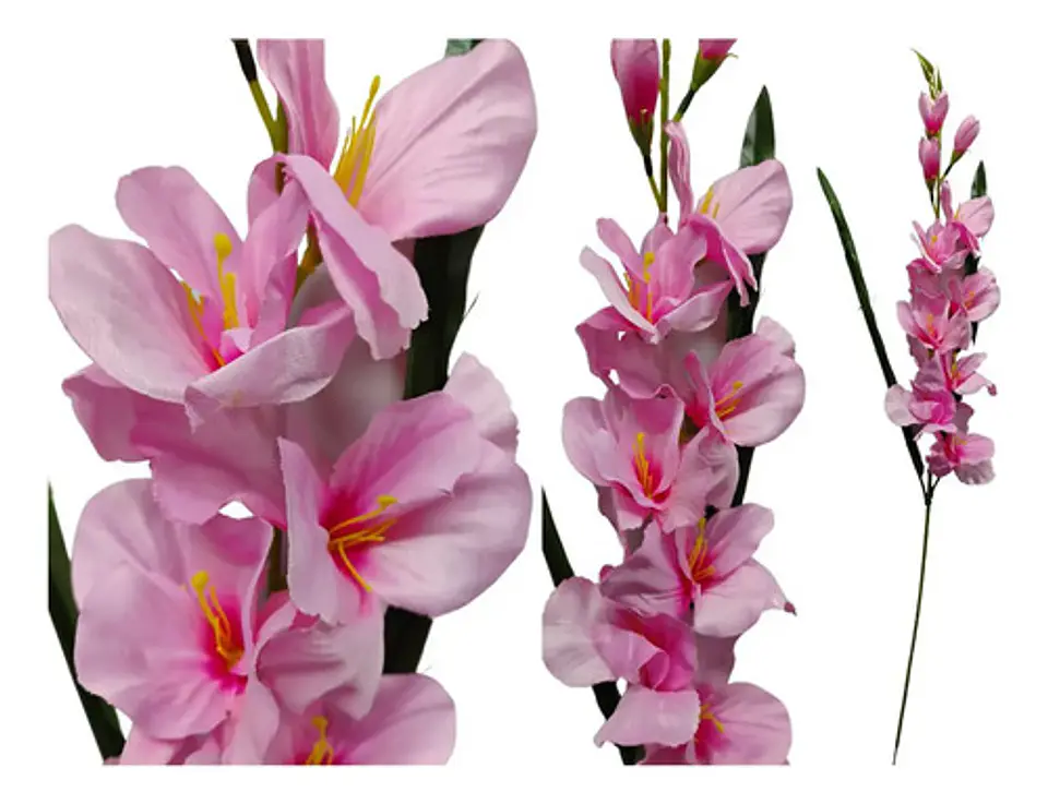 Gladiolas Flores Artificiales Vara Nardo  13