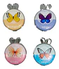 Espejo Redondo Mariposas Aumento Portátil De Bolsillo - Miniatura 1