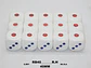 Dados Blancos  X15 Und 40mm Panela Juego De Mesa - Miniatura 2