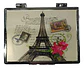 Espejo Cuadrado Redondo Corazón 3und Torre De París Bolsillo - Miniatura 2