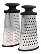 Rallador En Acero Dos Caras Para Cocina Home Ovalado - Miniatura 2