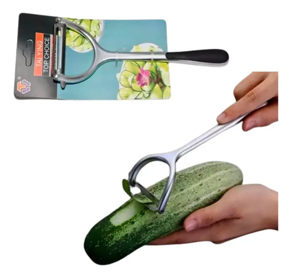 Pelador Papas Frutas Verduras Aleación Utensilios De Cocina 1
