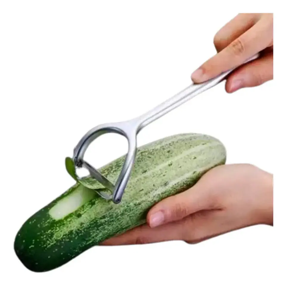 Pelador Papas Frutas Verduras Aleación Utensilios De Cocina 3
