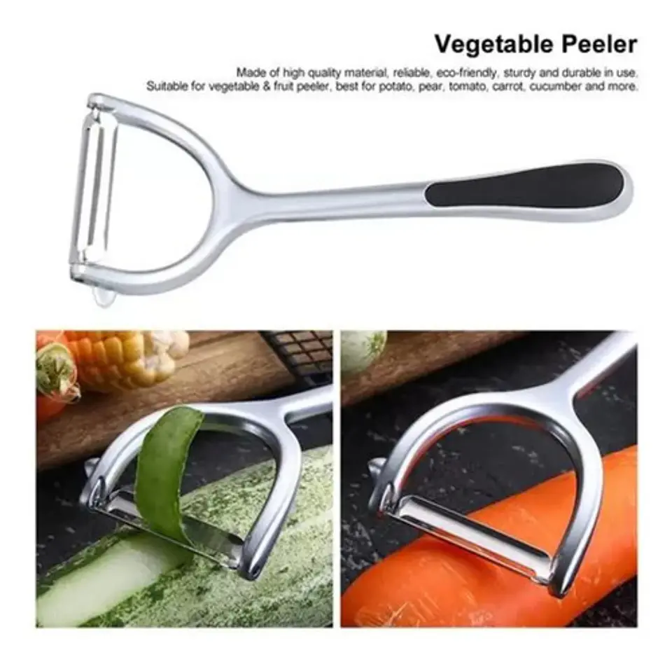 Pelador Papas Frutas Verduras Aleación Utensilios De Cocina 5