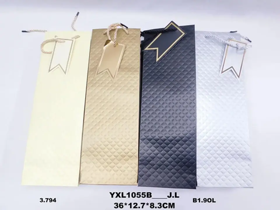 Bolsa Regalo Elegante Texturizada  36x12x8.5 Cm 6
