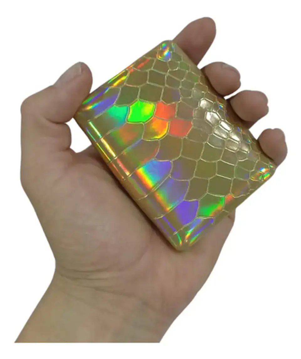 Espejo Rectangular Tornasol Con Aumento Portátil De Bolsillo 6