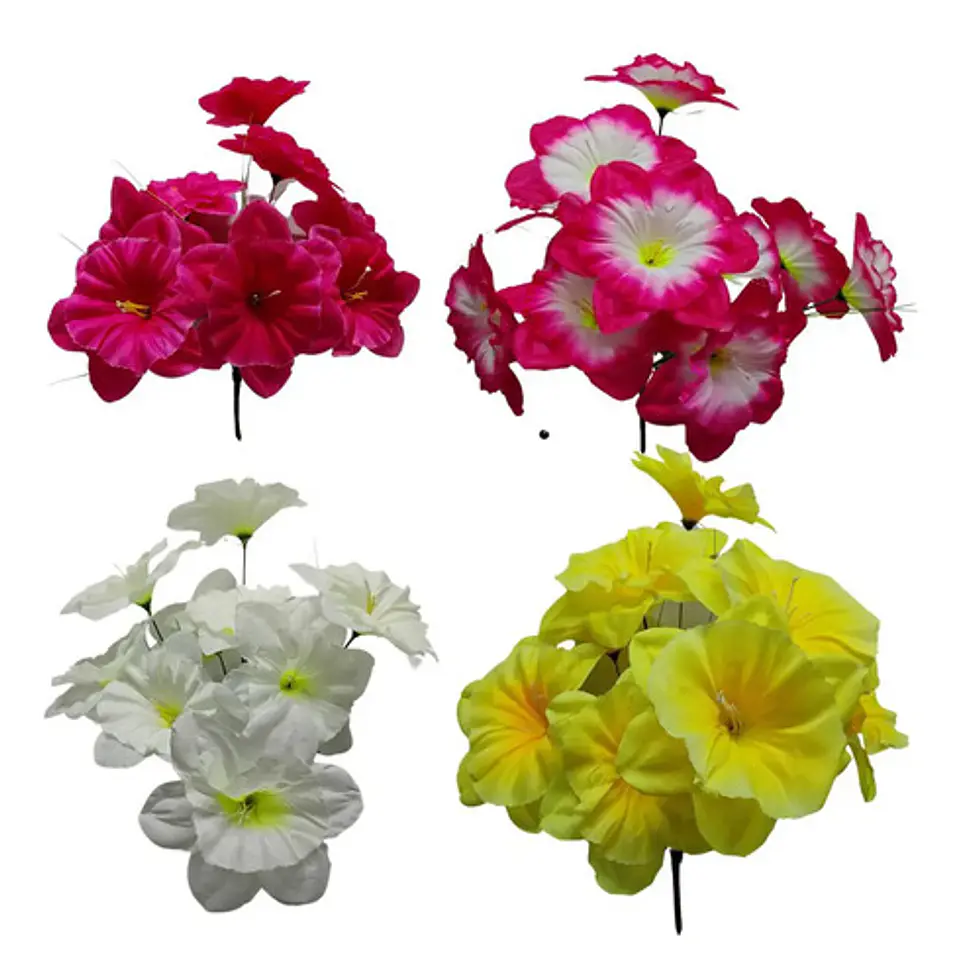 Flores Artificiales Ramo Dalia Rosas  1