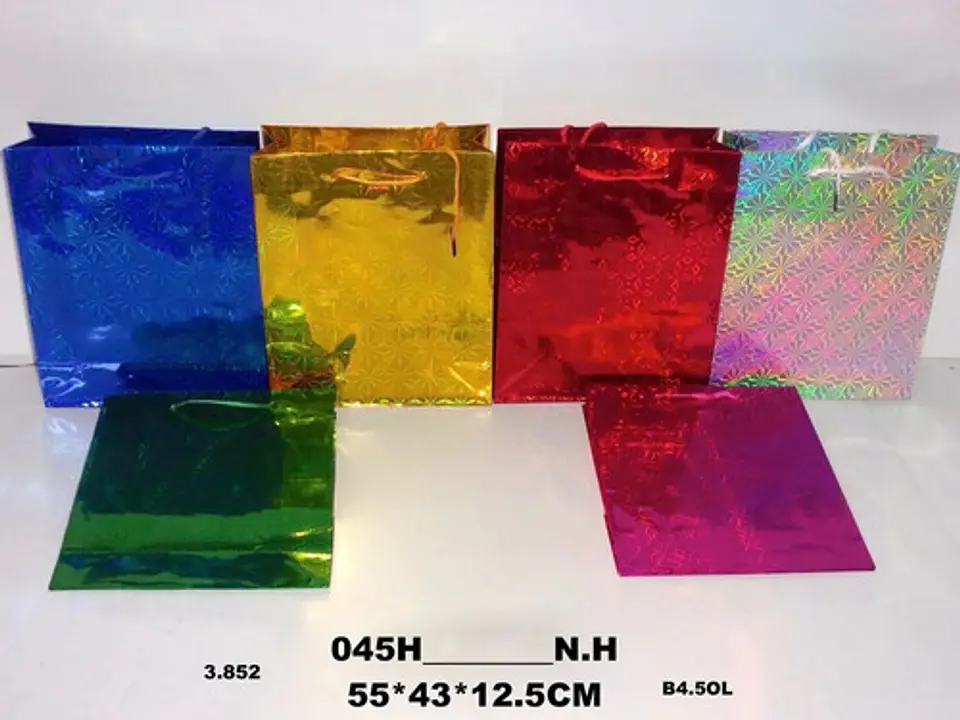 Regalo Bolsas Tornasol Metalizada  55x43x12.5 Cm Tornasol 3