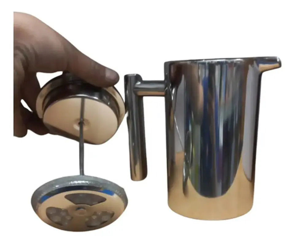 Cafetera Prensa Francesa En Acero Inoxidable 1500ml 3