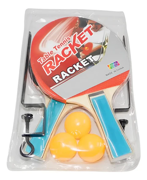 Set Raquetas 2  Ping Pong + 3 Bolas Deporte Juego
