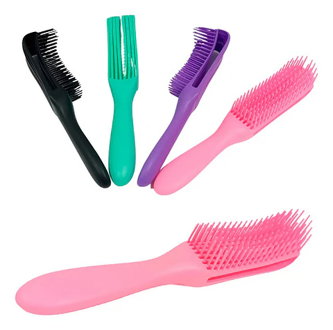 Cepillo En Goma Cabello Delgado Desenreda Suave Viajero