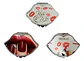 Espejo De Bolsillo Redondo 2und Diseño Besos Labios  - Miniatura 1