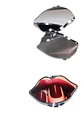 Espejo De Bolsillo Redondo 2und Diseño Besos Labios  - Miniatura 2