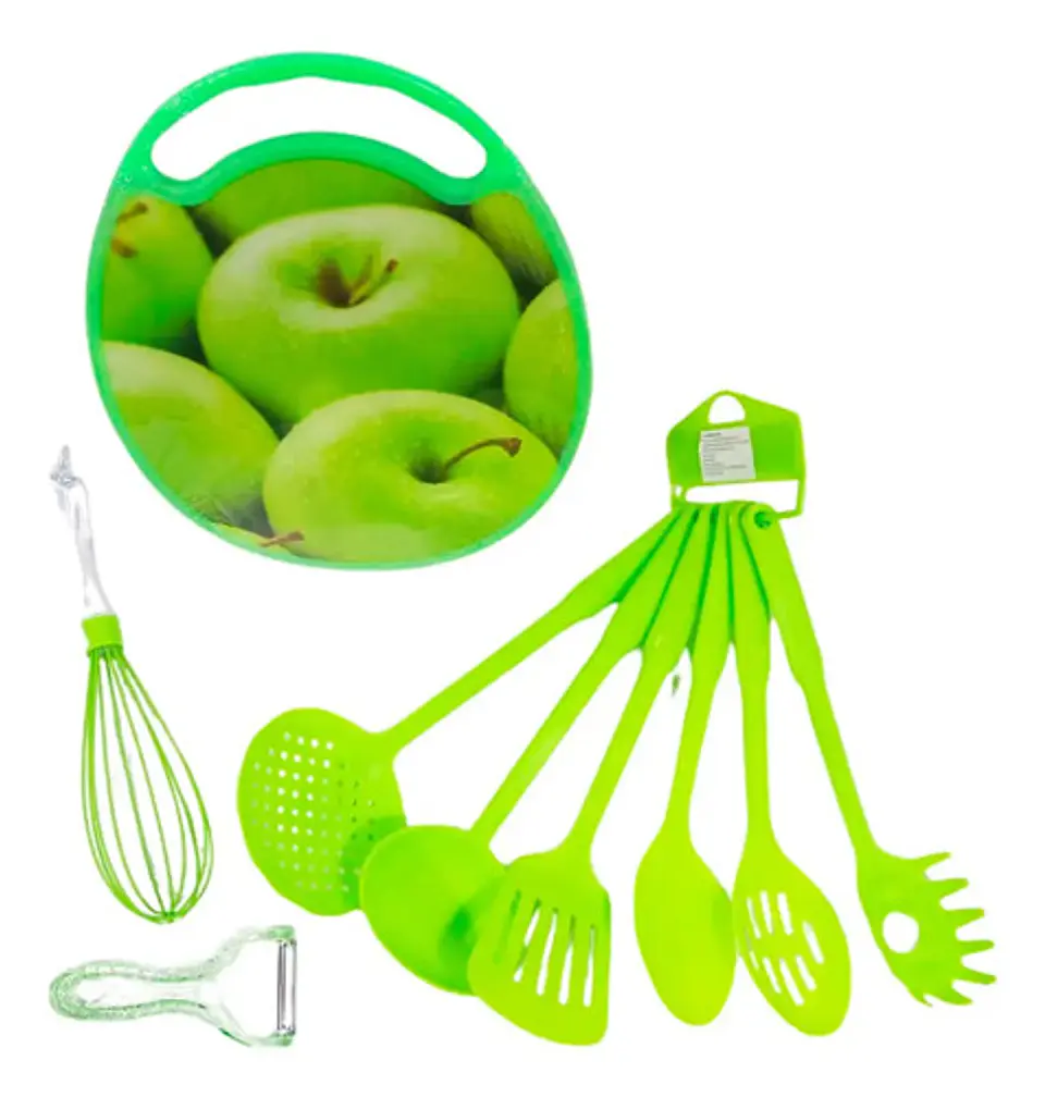 Utensilios De Cocina Cucharones Mezclador Tabla Picar Pela 1