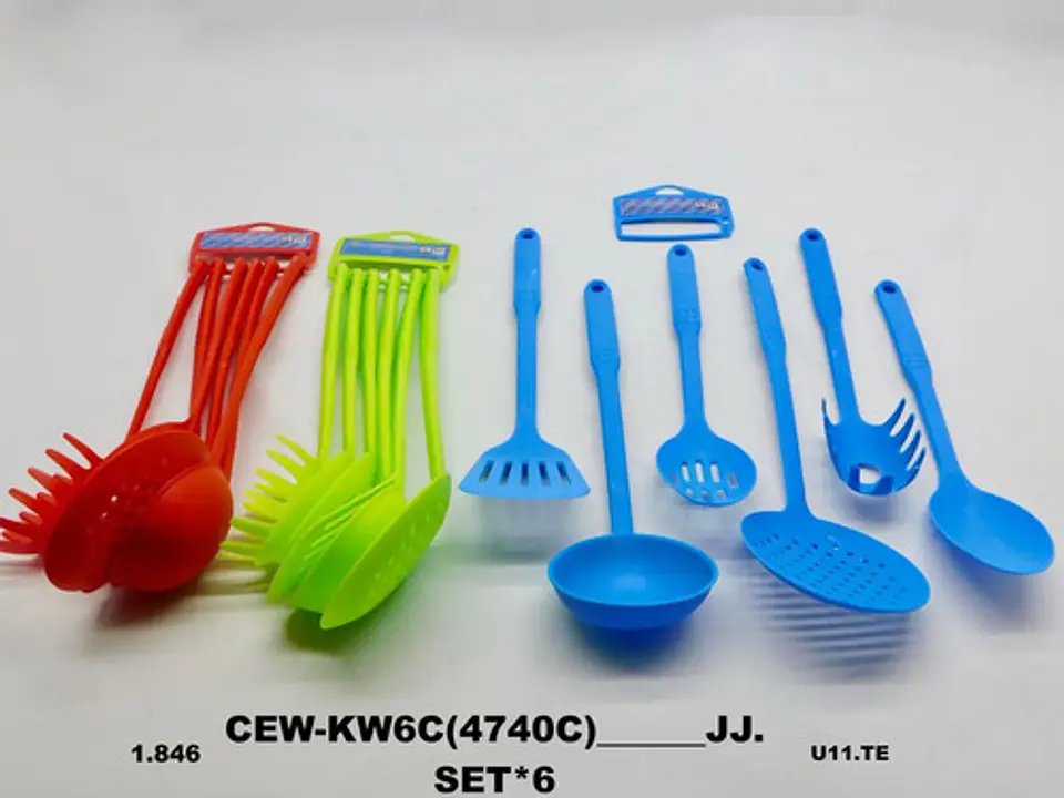 Utensilios De Cocina Cucharones Mezclador Tabla Picar Pela 4
