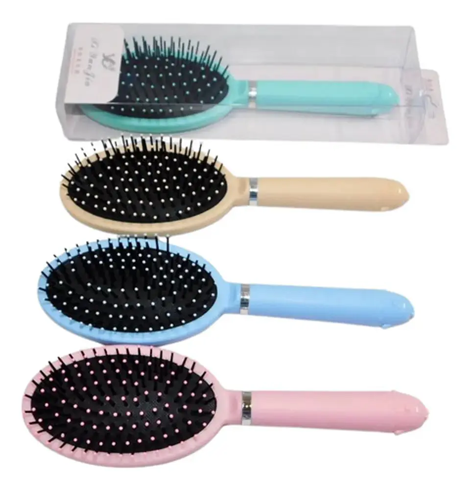 Cepillo Para Cabello Desenreda Suave Goma Ovalado 3939 2