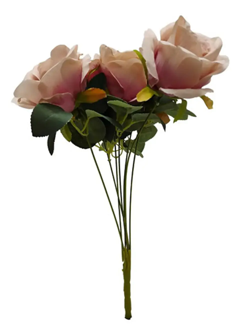 Matas Rosas Colores Vivos Flores Artificiales 42cm  4