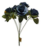 Matas Rosas Colores Vivos Flores Artificiales 42cm  - Miniatura 5