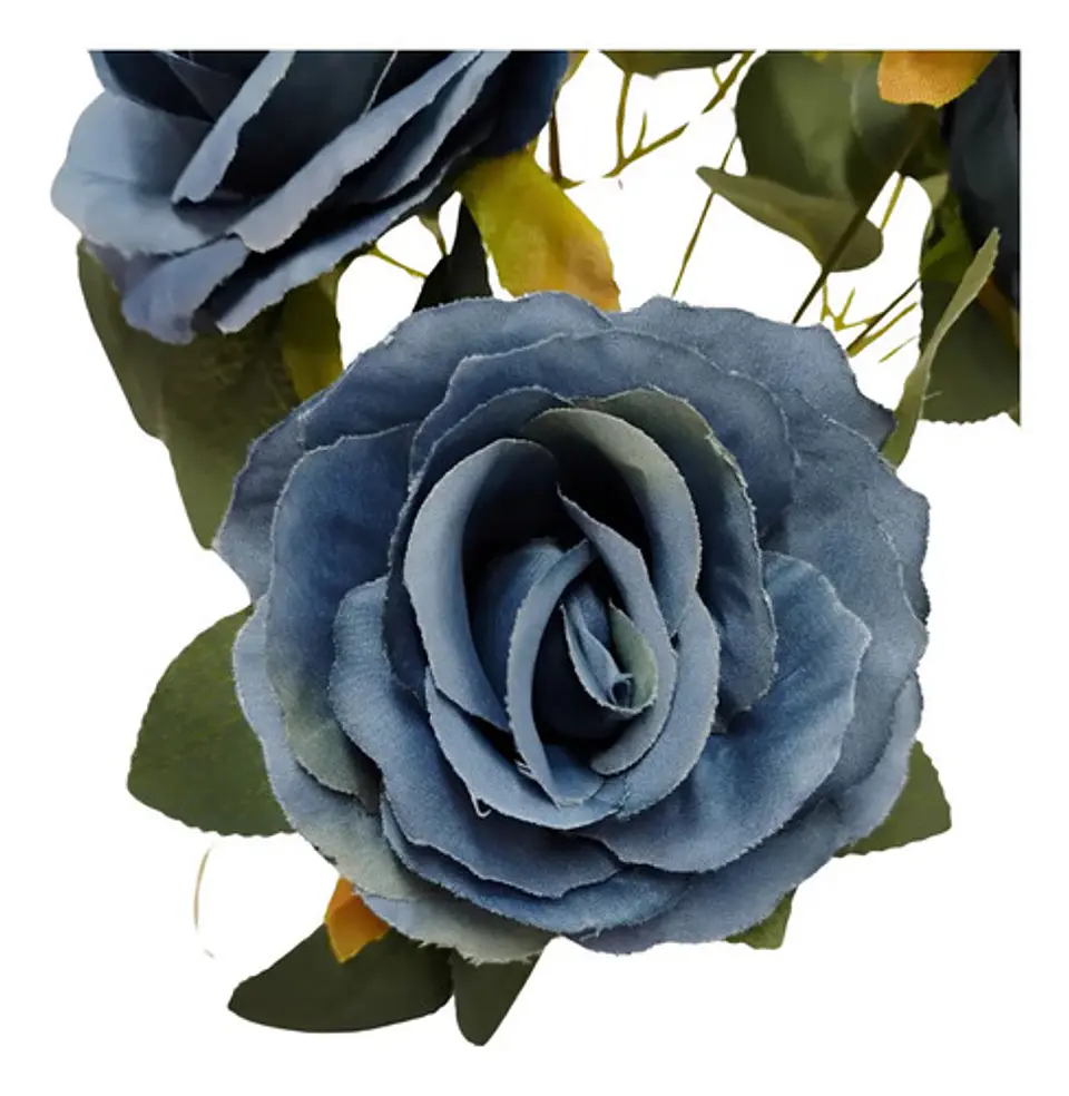 Matas Rosas Colores Vivos Flores Artificiales 42cm  10