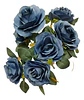 Matas Rosas Colores Vivos Flores Artificiales 42cm  - Miniatura 11