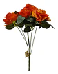Matas Rosas Colores Vivos Flores Artificiales 42cm  - Miniatura 16