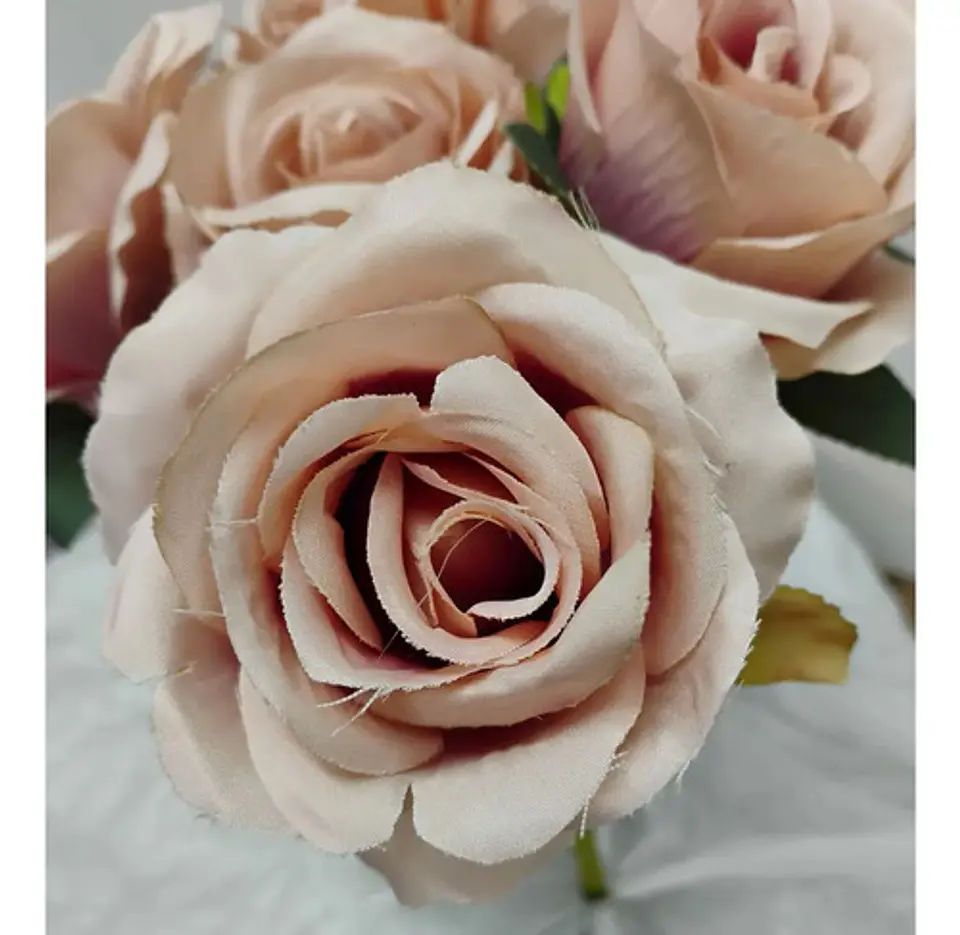 Matas Rosas Colores Vivos Flores Artificiales 42cm  18