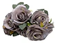Matas Rosas Colores Vivos Flores Artificiales 42cm  - Miniatura 23