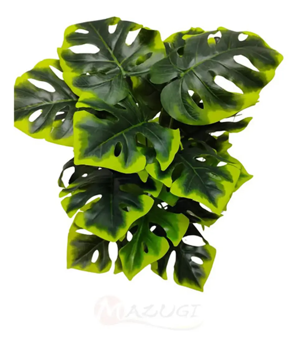 Balazo Jardines Matas Rosas Flores Artificiales Monstera 2