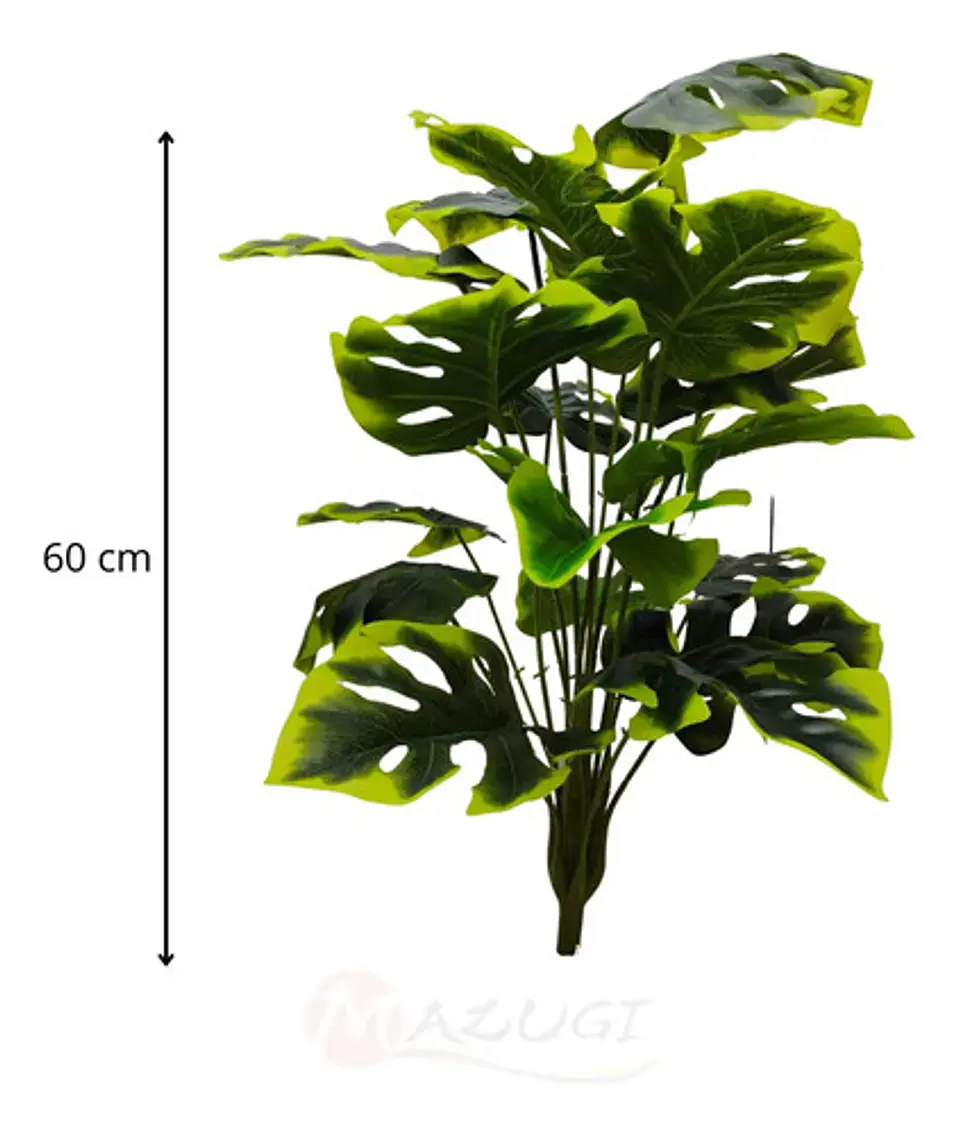 Balazo Jardines Matas Rosas Flores Artificiales Monstera 5
