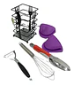 Utensilios Cocina Pinzas Pela Mesclador Soporte Cubiertos - Miniatura 2