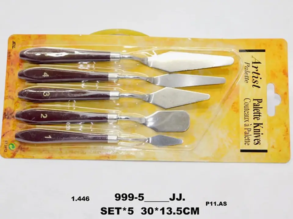 Juego Espátulas Pasteles Cuchillo Inoxidable Crema 5