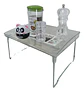 Kit Mesa Plegable Temporizador Mesclador Salero Jarra - Miniatura 2