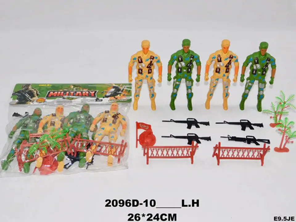 Kit Soldados Militares Juguete + Tanque De Guerra 4