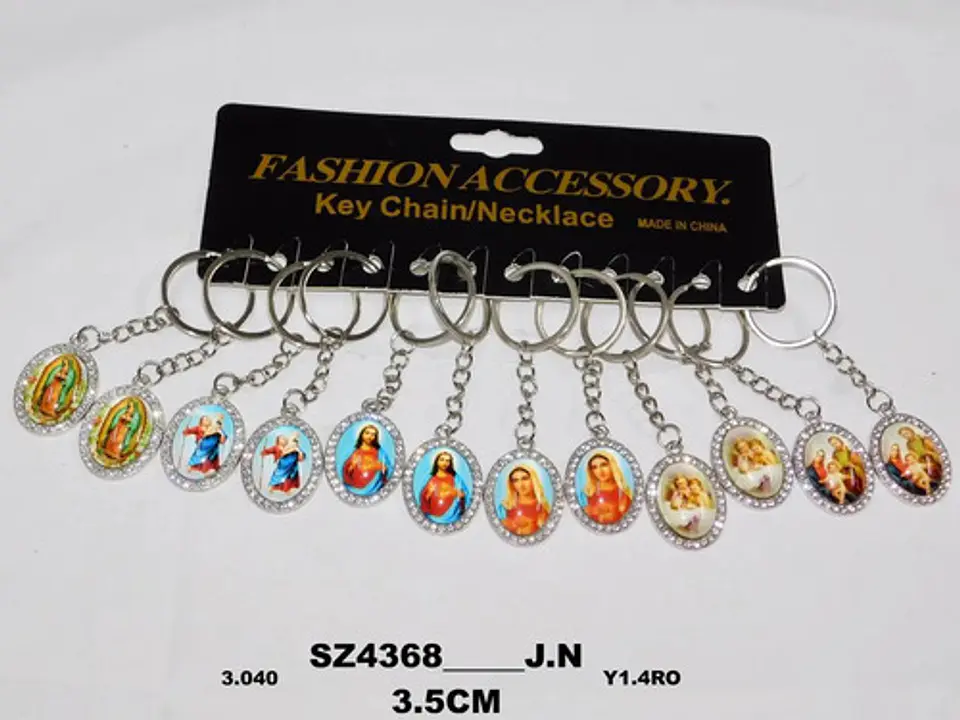 Llavero Metálico Sagrada Familia - San José -  Virgen X1und 3
