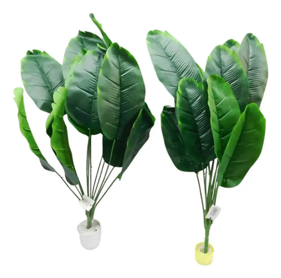 Plantas Artificiales De 80 Cm Alto, Hojas De Árbol 1