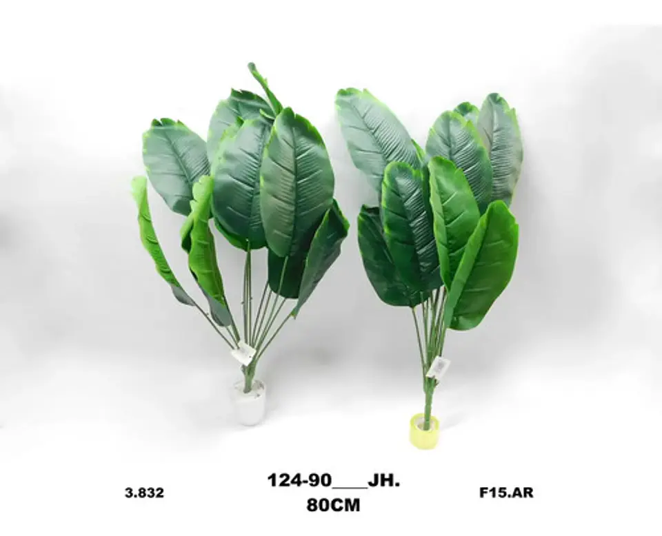 Plantas Artificiales De 80 Cm Alto, Hojas De Árbol 3