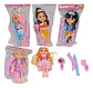Juguete Niñas Muñeca Plástica Princesas Cabello Peinar - Miniatura 1