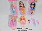 Juguete Niñas Muñeca Plástica Princesas Cabello Peinar - Miniatura 2