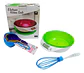 Combo Pesa Cuchara Medidoras Mesclador Utensilios De Cocina - Miniatura 1