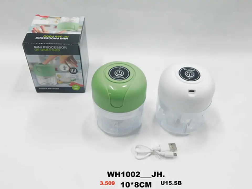 Trituradora De Ajo Y Cebolla Con Procesador X2 Rotativo 3