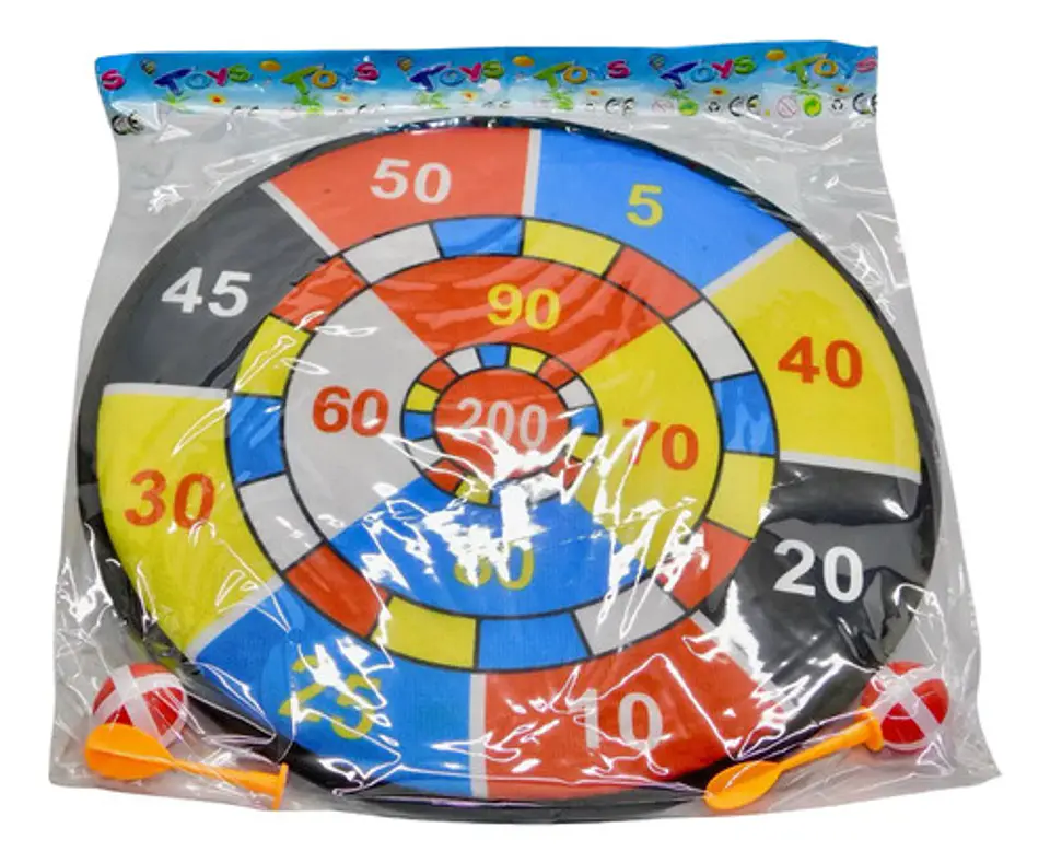 Tiro Al Blanco Dardos Juguete Pelota Infantil Velcro 36cm 2